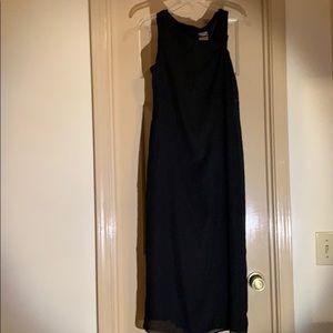 Black Dress with Sheer side Knot